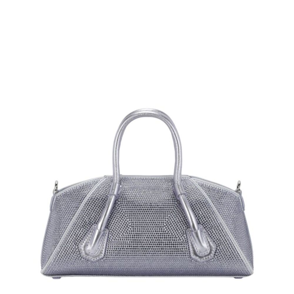 Givenchy Mini Antigona Stretch Top Handle Bag In Satin With Strass Womens - Picture 7 of 7